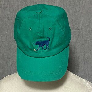 ChalkTalk Sports Cat Hat Green Strapback Baseball Softball Dad Cap